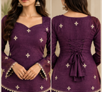 Zohra - Women Silk Suit Set – Multicolor