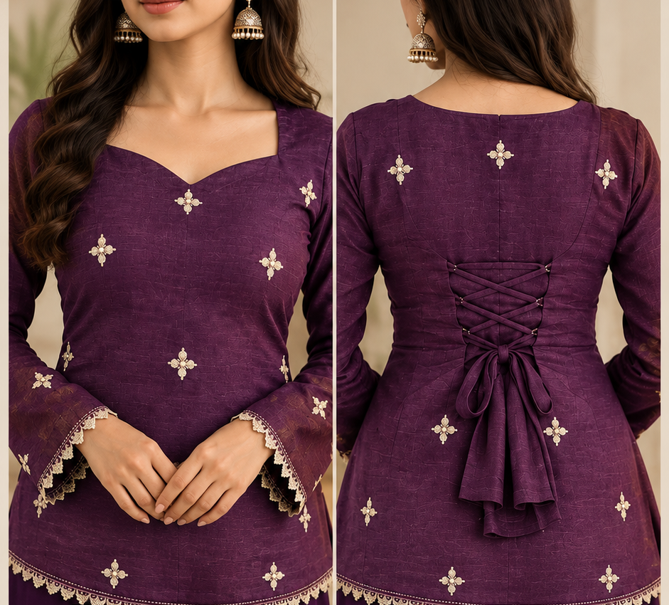 Zohra - Women Silk Suit Set – Multicolor